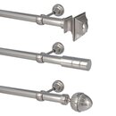 Gardinenstange Vorhangstange 25mm 1-läufig Wandmontage...