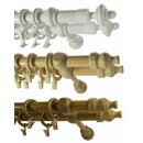 Sento Holzgardinenstange 28/28mm 2-l�ufig Gardinenstange...