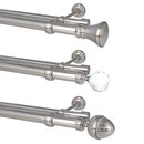 Sento 25/19mm Gardinenstange Vorhangstange Metall...