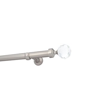 Sento 25mm Gardinenstange Vorhangstange Metall Wandmontage Satin Matt 360 cm Carla
