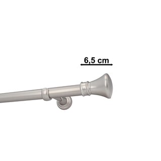 Sento 25mm Gardinenstange Vorhangstange Metall Wandmontage Satin Matt 540 cm Pryma