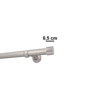 Sento 25mm Gardinenstange Vorhangstange Metall Wandmontage Satin Matt 320 cm Albana