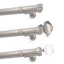 Sento 25/19mm Gardinenstange Vorhangstange Metall...