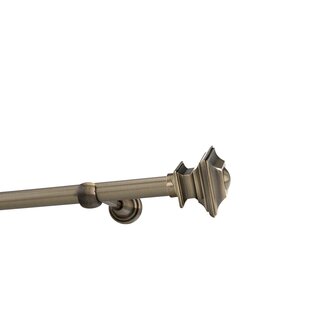 Sento 19mm Gardinenstange Vorhangstange Metall Wandmontage Messing Antik 480 cm Barocco