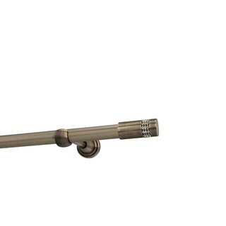 Sento 19mm Gardinenstange Vorhangstange Metall Wandmontage Messing Antik 600 cm Dola
