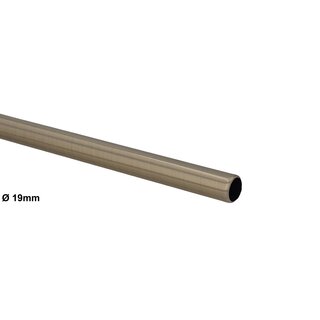 Sento 19mm Gardinenstange Vorhangstange Metall Wandmontage Messing Antik 120 cm Donata