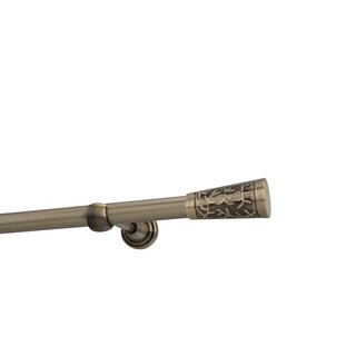 Sento 19mm Gardinenstange Vorhangstange Metall Wandmontage Messing Antik 240 cm Laky