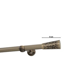 Sento 19mm Gardinenstange Vorhangstange Metall Wandmontage Messing Antik 420 cm Laky