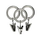 Sento Gardinenringe mit Klammern Leise Rutenringe F�r...