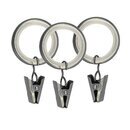Sento Gardinenringe mit Klammern Leise Rutenringe F�r...