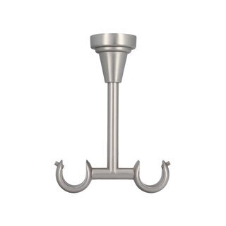 Sento 16mm Metall Zubeh�r f�r Gardinenstangen Vorhangstangen Satin Matt