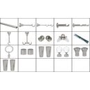 Sento 16mm Metall Zubeh�r f�r Gardinenstangen...