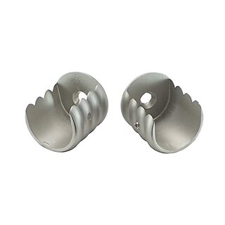 Sento 25mm Metall Zubeh�r f�r Gardinenstangen Vorhangstangen Satin Matt