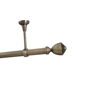 Sento 25mm Gardinenstange Vorhangstange Metall Deckenmontage Messing Antik 420 cm Avanti