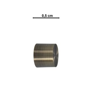 Sento 25/19mm Gardinenstange Vorhangstange Metall Deckenmontage Messing Antik 160 cm Donata