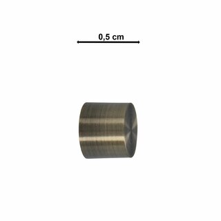 Sento 25/19mm Gardinenstange Vorhangstange 2-lufig Deckenmontage Messing Antik 360 cm AVANTI