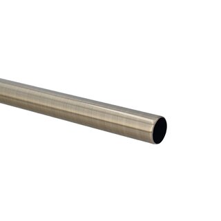 Sento 25/19mm Gardinenstange Vorhangstange 2-lufig Deckenmontage Messing Antik 360 cm AVANTI