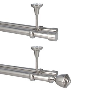 Sento 25/19mm Gardinenstange Vorhangstange Metall...