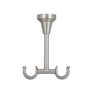 Sento 19mm Metall Zubeh�r f�r Gardinenstangen Vorhangstangen Satin Matt