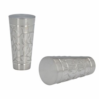 Sento Metall Zubehr fr  19 mm Gardinenstangen in Edelstahl Optik  19mm 2x Endstcke Laky