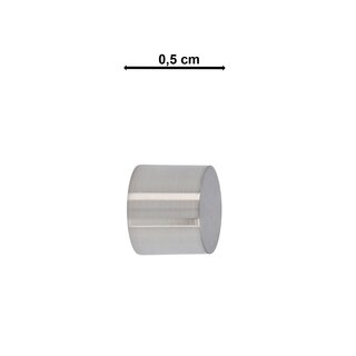 Sento 19mm Metall Zubeh�r f�r Gardinenstangen Vorhangstangen Edelstahl Optik � 19 mm 2x Endst�cke Albana