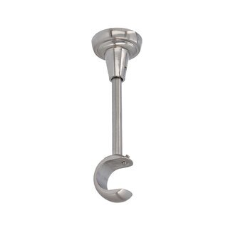 Sento 25mm Metall Zubeh�r f�r Gardinenstangen Vorhangstangen Edelstahl Optik � 25 mm Deckenhalter