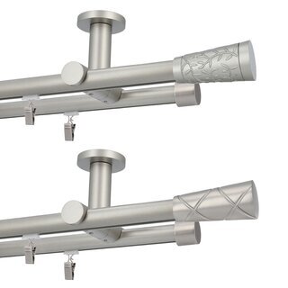 Sento 19/19mm Metall Gardinenstange mit Innenlauf...