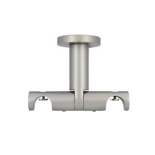 Sento 19/19mm Metall Gardinenstange mit Innenlauf Deckenmontage Satin Matt