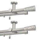 Sento 19/19mm Metall Gardinenstange mit Innenlauf...