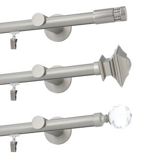 Sento 19mm Metall Gardinenstange mit Innenlauf...