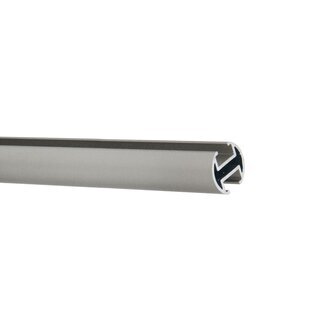 Sento 19mm Metall Gardinenstange mit Innenlauf Wandmontage Satin Matt