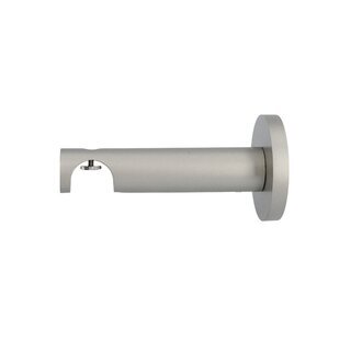 Sento Gardinenstange Innenlauf 19mm 1-l�ufig Wandmontage Satin Matt
