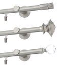 Sento Gardinenstange Innenlauf 19mm 1-l�ufig Wandmontage...