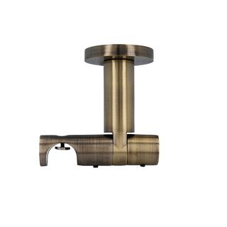 Sento 19mm Metall Gardinenstange mit Innenlauf Deckenmontage Messing Antik