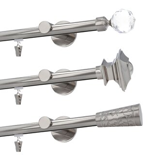 Sento 19mm Metall Gardinenstange mit Innenlauf...