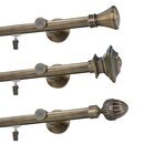 Sento 19mm Metall Gardinenstange mit Innenlauf...