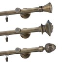 Sento Gardinenstange Innenlauf 19mm 1-l�ufig Wandmontage...
