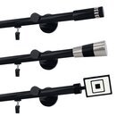 Sento 19mm Metall Gardinenstange mit Innenlauf...
