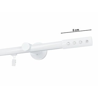 Gardinenstange Innenlauf 19mm 1-lufig Deckenmontage Messing Antik 200 cm Pelagia