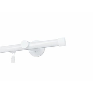 Gardinenstange Innenlauf 19mm 1-lufig Deckenmontage Messing Antik 280 cm Kenta