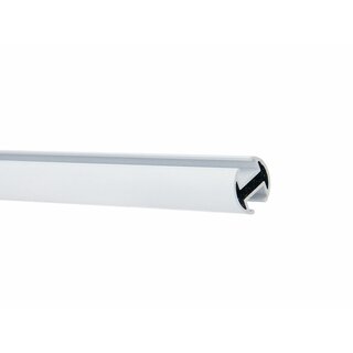Gardinenstange Innenlauf 19mm 1-lufig Wandmontage Wei Glanz Valeo 160 cm