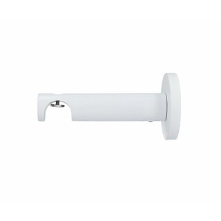 Gardinenstange Innenlauf 19mm 1-lufig Wandmontage Wei Glanz Valeo 360 cm
