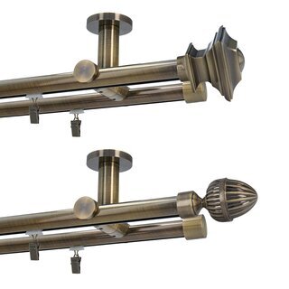 Sento 19/19mm Metall Gardinenstange mit Innenlauf...