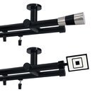 Sento 19/19mm Metall Gardinenstange mit Innenlauf...