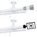 Sento 19/19mm Metall Gardinenstange mit Innenlauf...