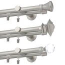 Sento 19/19mm Metall Gardinenstange mit Innenlauf...
