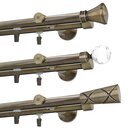 Sento 19/19mm Metall Gardinenstange mit Innenlauf...