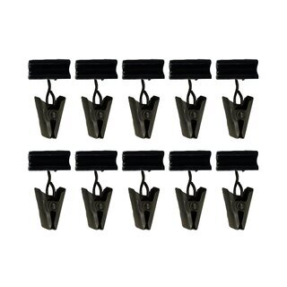 Gardinenstange Innenlauf 19/19mm 2-l�ufig Wandmontage Schwarz Glanz 480 cm Albana