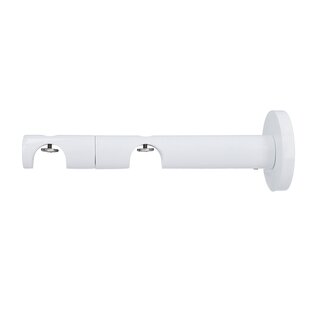 Gardinenstange Innenlauf 19/19mm 2-lufig Wandmontage Satin Matt 600 cm Ariel