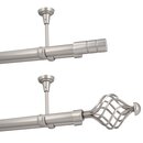 Sento 25/19mm Gardinenstange Vorhangstange Metall...